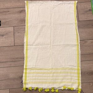 Gap Tassel Cotton Scarf (23.5x82 in)